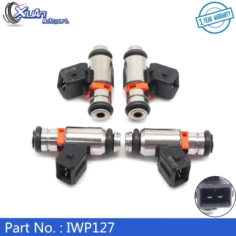 XUAN Car Fuel Injector Nozzle IWP127 for Ford Fiesta Ecosport 1.6L Flex 1.0 Supercharger Zetec 03-06 IWP-127 50103302 1221551