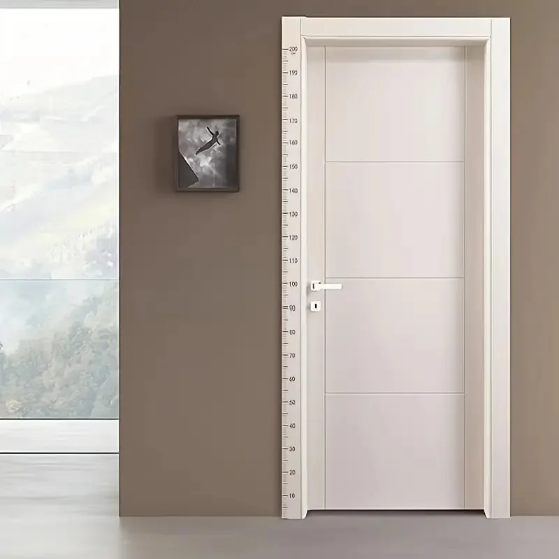 2M Wandhöhenmesskarte ohne Spuren, Transparenter Höhenmess-Wandaufkleber, Langlebig, Beschreibbar und Beweglich – Detail 6
