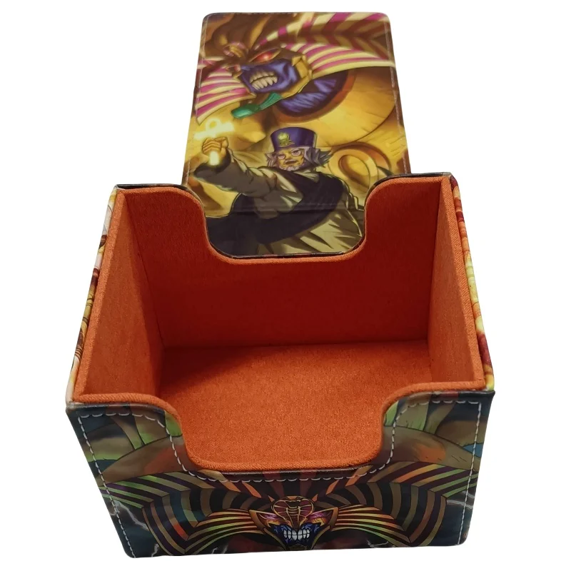 Card Case Yu Gi Oh! Exodia Incarnate Obliterate Tcg Diy High Quality Leather Action Toy Figure Anime Game Collection Storage Box