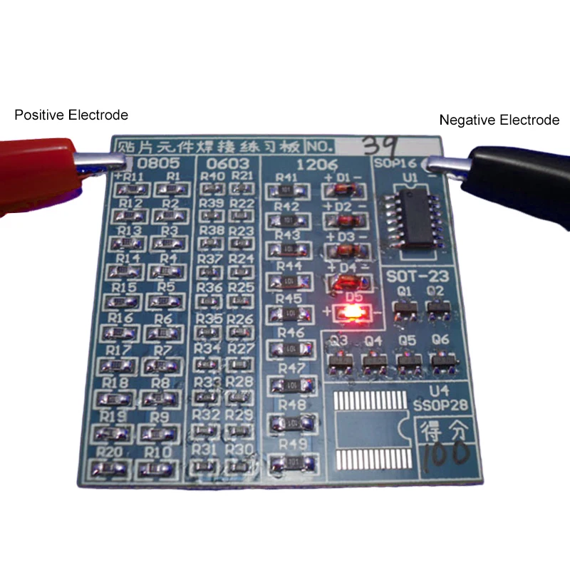 Composants de Patch SMD/SMT SOP14, lampe à eau courante, bricolage, pratique des compétences de soudage, carte PCB, Kits de projets de soudage électronique