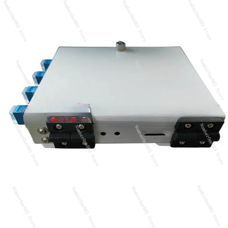 4C SC Single-mode Wall-mounted Mini FDF 4-core Fiber Distribution Box, Indoor Metal Fiber Wall Box