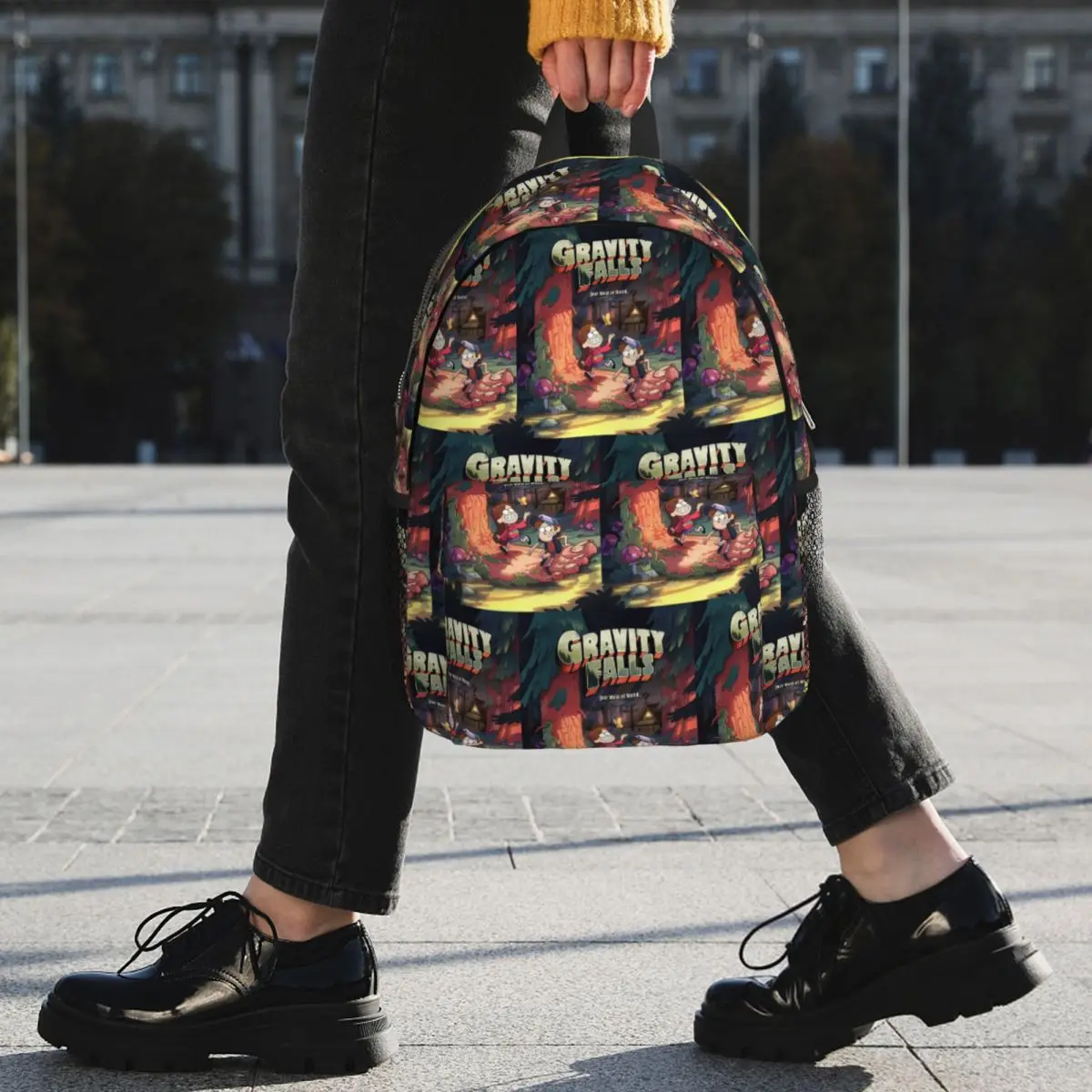 Gravitys Falls Backpack Student BookBag Boys Girls School Bag Laptop Shoulder Bags
