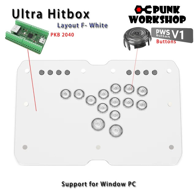 その他 Punkworkshop ULTRA BOX Brook PS5 受注生産】ULTRA BOX レバーレスコントローラー (ブラック/ホワイト