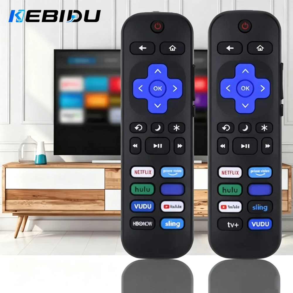 KEBIDU Replacement Remote Control for TCL Roku/Hisense Roku/Onn Roku/Philips Roku TVs Youtube Remote Controller for Roku TV