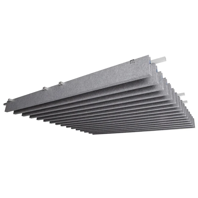 Polyester fiber integrated ceiling sound-absorbing board, ceiling decoration, sound-absorbing noise reduction board