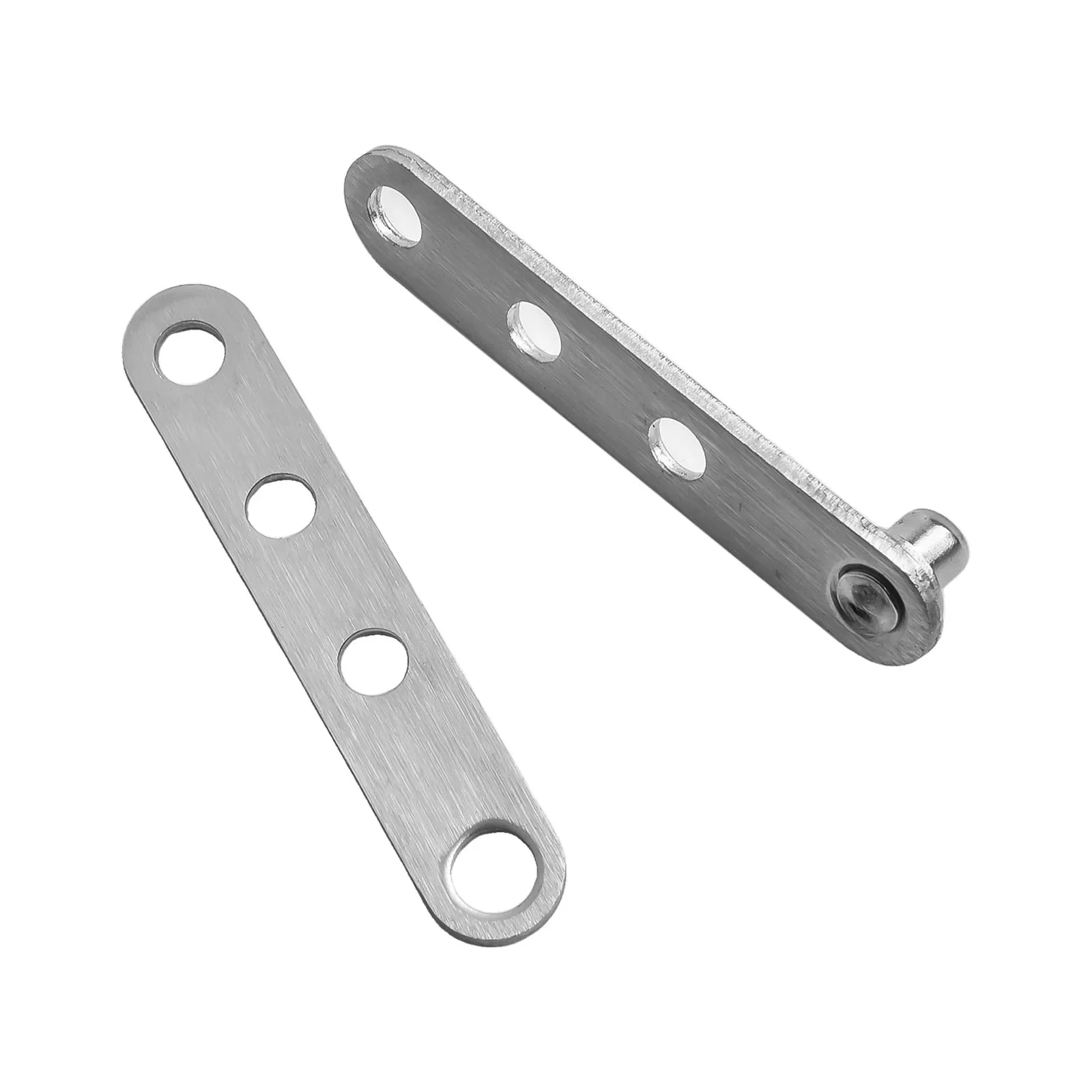 New Practical Useful Door Pivot Hinge Hinges Pack Replacement Rotating Set Silver Kit Stainless Steel 360 Degree