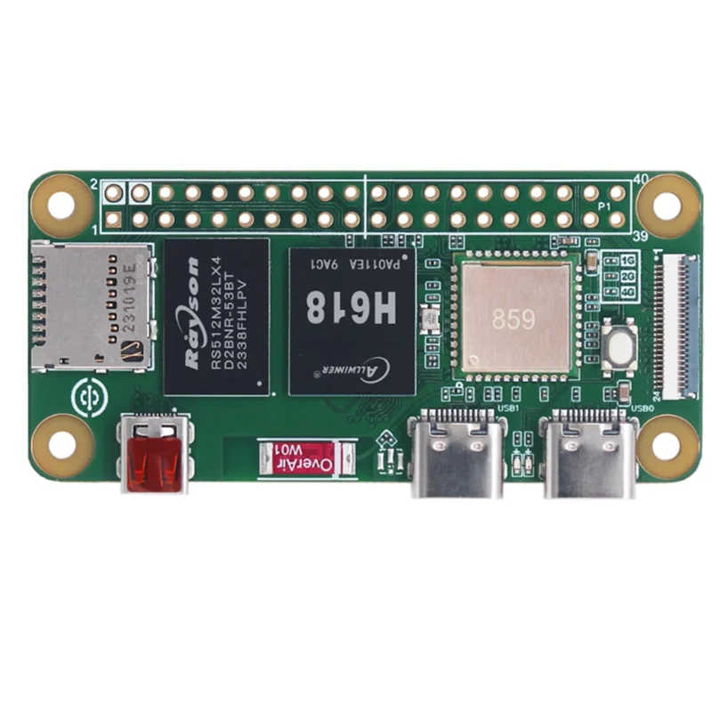 Hervorragend für Walnut Pi Zerow 2 GB Allwinner H618 Wifi Bluetooth Mini PC Development Board SBC Single Board Computer