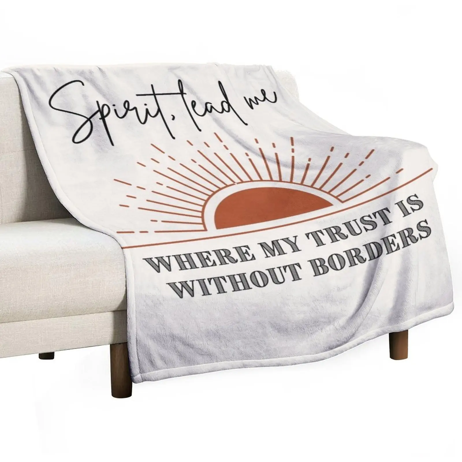 Spirit Lead Me Throw Blanket Fashion Sofas Designers Camping Blankets