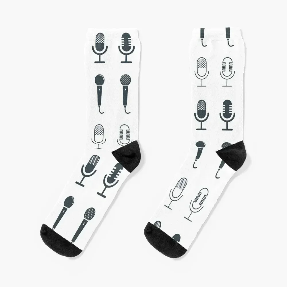 microphones Socks colored Lots Men Socks Women's