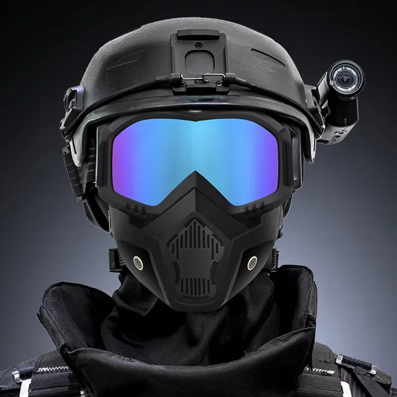 

Anti-impact Shooting Paintball Tactical Mask Explosion Proof Hunting CS War Game Motorcycle Goggles Mask
