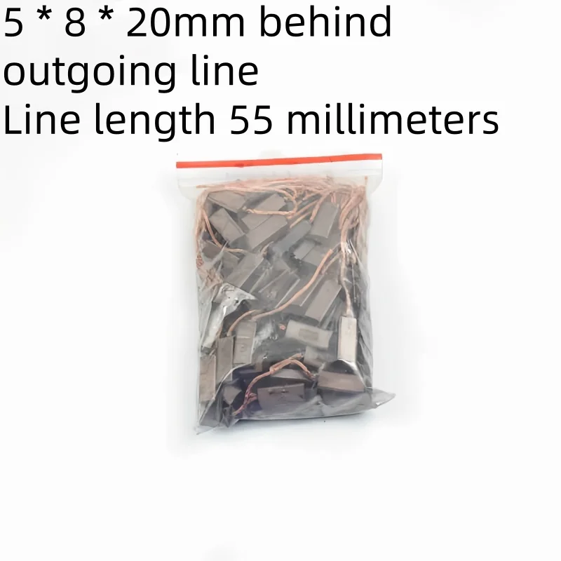 100Pcs Car Generator Carbon Brush Auto Regulator Kits For Valeo Bosch BMW Mercedes Benz Hyundai Mitsubishi Nissan High Copper