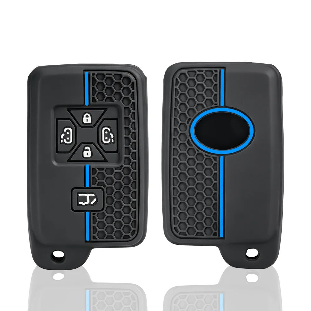 5 Buttons For Toyota Alphard Vellfire Previa Estima Isis Noah Voxy Smart Silicone Remote Shell Fobs Protector Car Key Case Cover