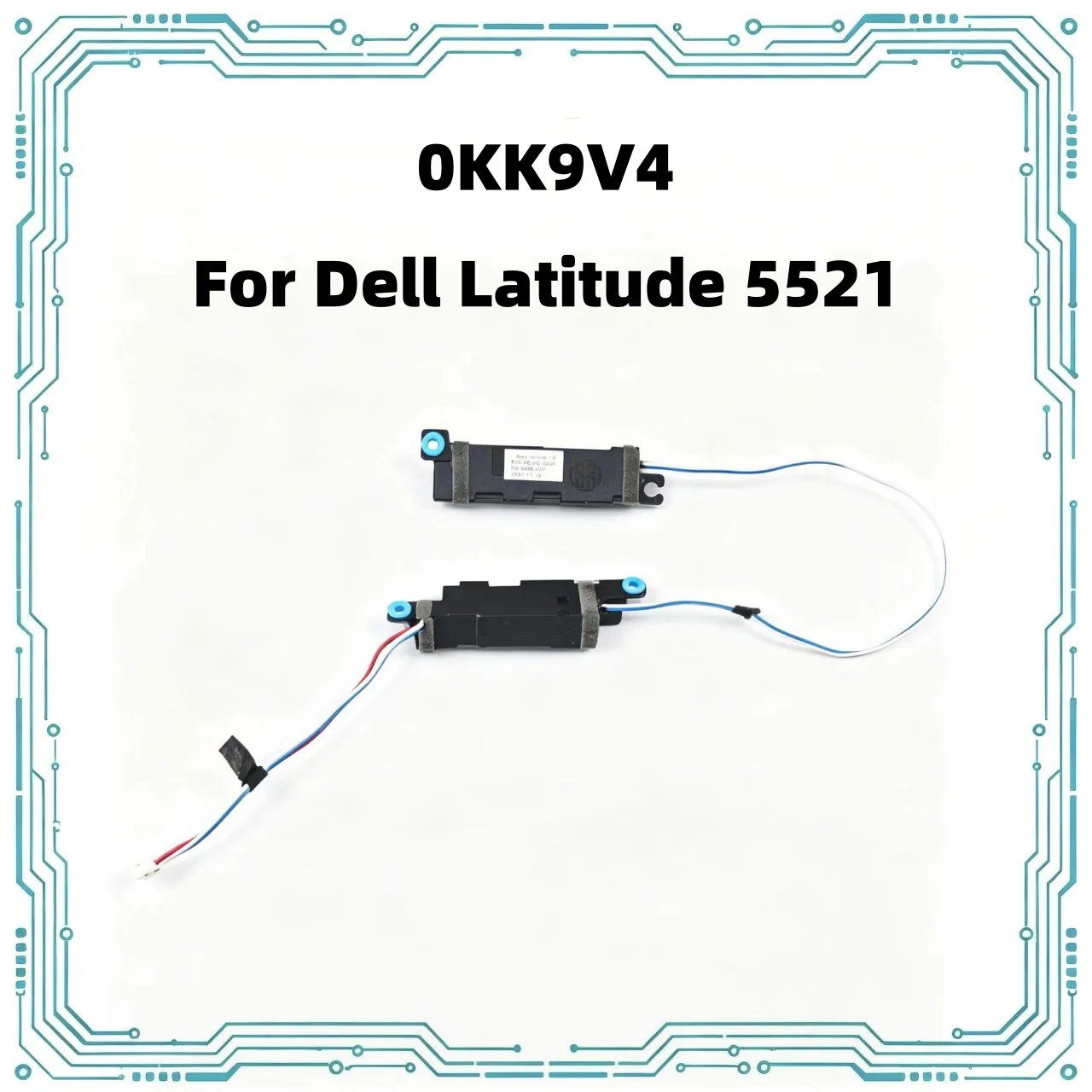 Laptop Internal Left Right Speaker 0KK9V4 5521 Built-in Audio Speaker Replacement For DELL Notebook Fully Tested