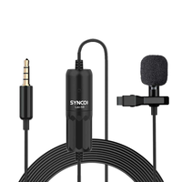 SYNCO Lav-S8 Professional Lavalier Microphone Home Studio Microphone for Pc Mic Video Shooting Camera Mikrofon Microphones Phone