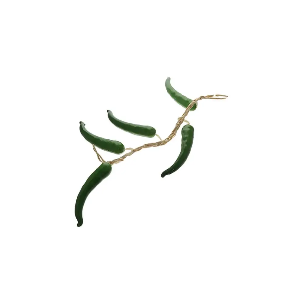 Home Decoration Plants Pepper Photography Props Chili skewers Fake Vegetables Artificial Vegetables Simulation Food Wall Decor