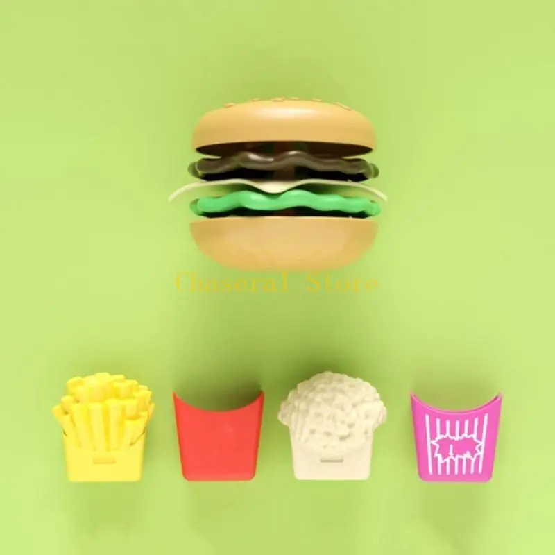E7ce toible als Spiel für Miniatur Burger Bildungsspielzeug für Girl Kid Kitchen zu spielen