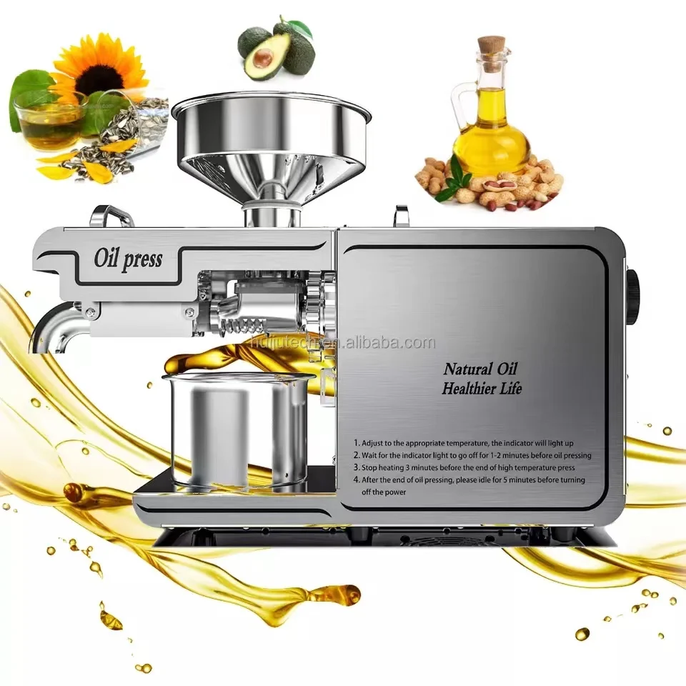 

Home Use Small Edible Oil Press Peanut Oil Making Machine Soybean Oil Press Machine With CE HJ-P10