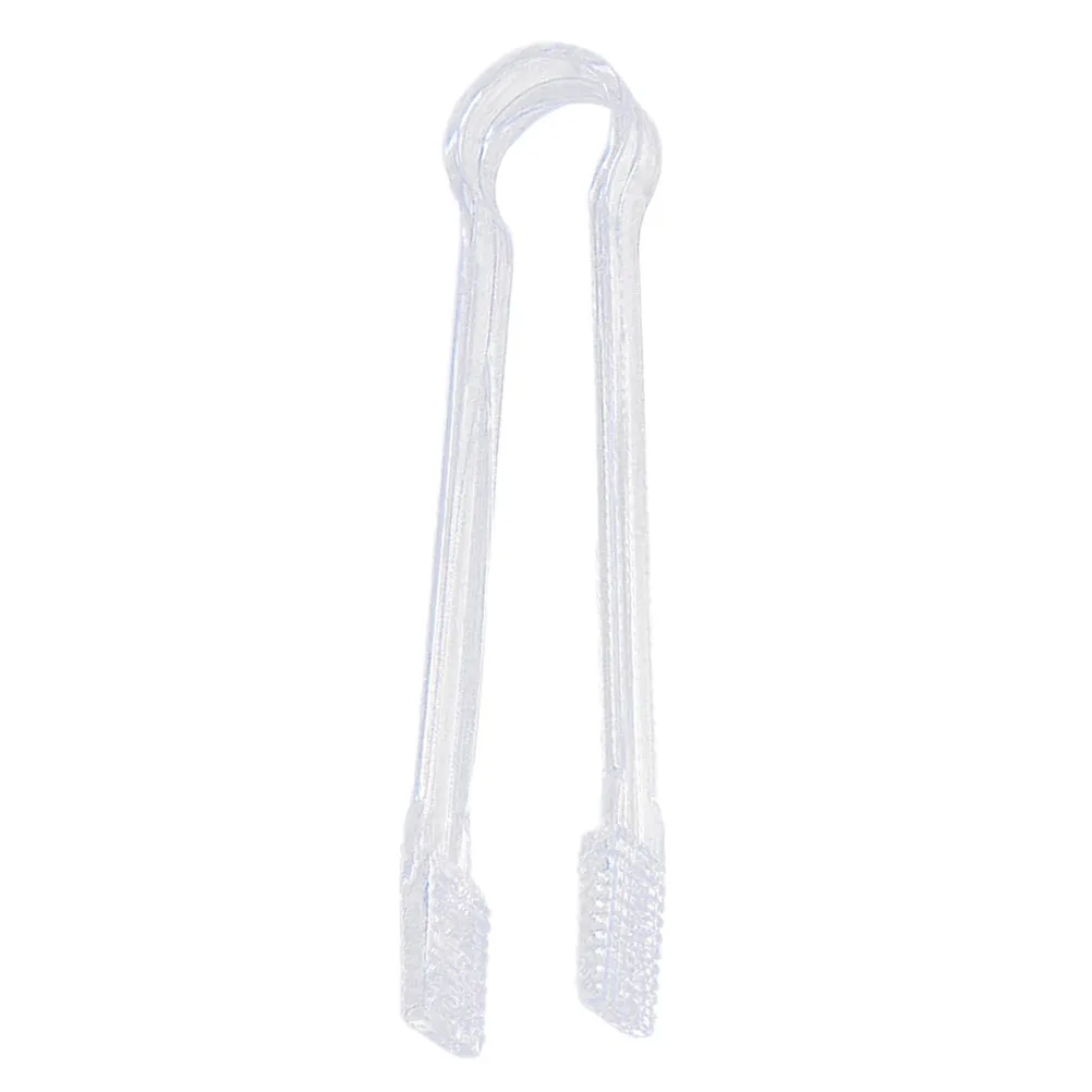 Acrylic Ice Tongs for Kitchen Serving Ice Desserts Bread Cake Salad Fruit Vegetables Buffet Bar Catering Picnic Wedding Family