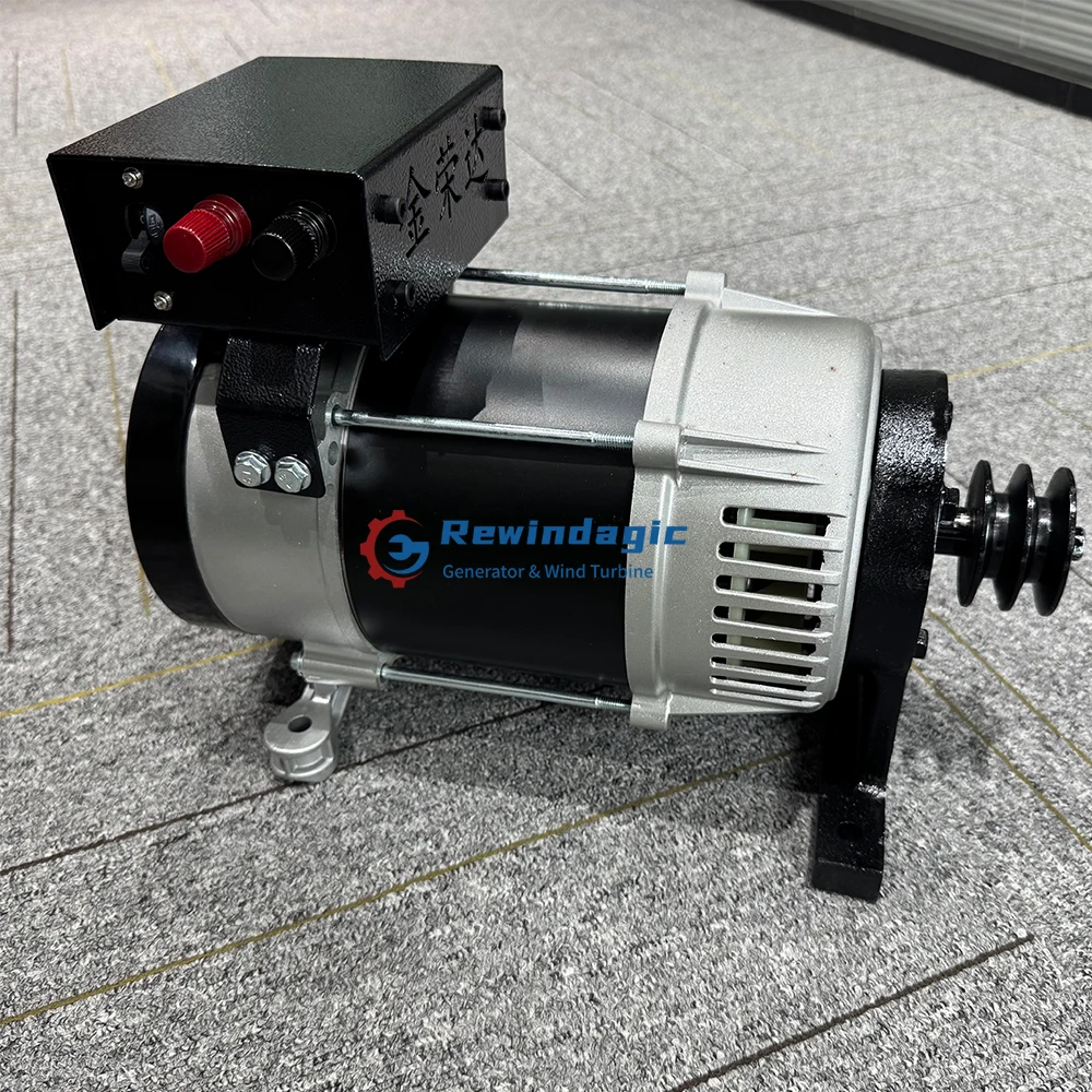 80KW 50KW 30KW 220V 230V 1Phase Alternative Permanent Magnet Generator With VDF 300-3500RPM 220V Motor Power System Complete Set