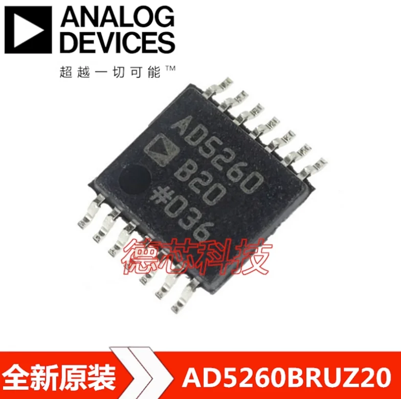 

1pcs /LOT New Origin AD5260BRUZ20 AD5260BRU20 AD5260B20 AD5260 TSSOP-24 Digital potentiometer Chip IC New Original