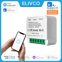 WiFi Mini Smart Light Switch 16A Two Way Control eWelink APP Remote Control for Alexa Google Home Automation