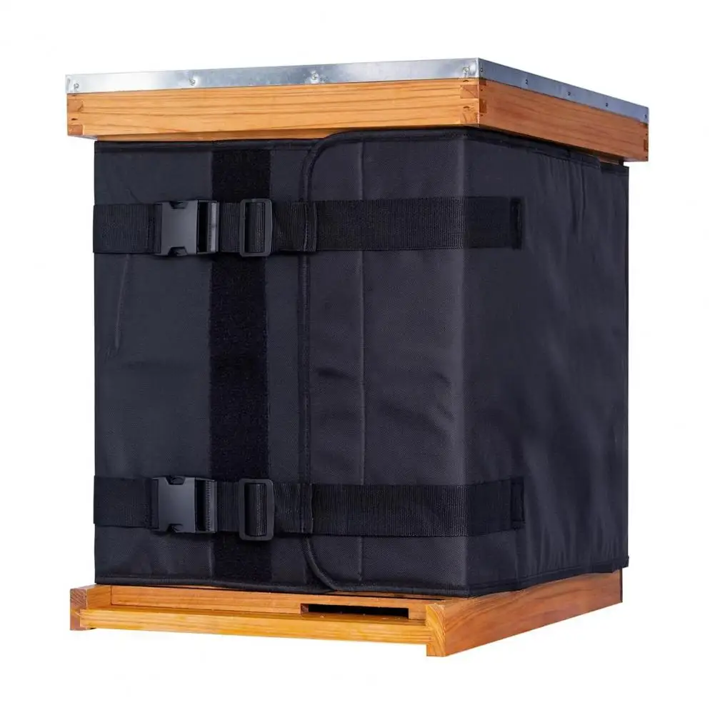 Apiary Winter Guard Winter Beehive Wrap for 8 10 Frame Hives Insulated 600d Oxford Cloth Cover Adjustable Weather Beekeeping
