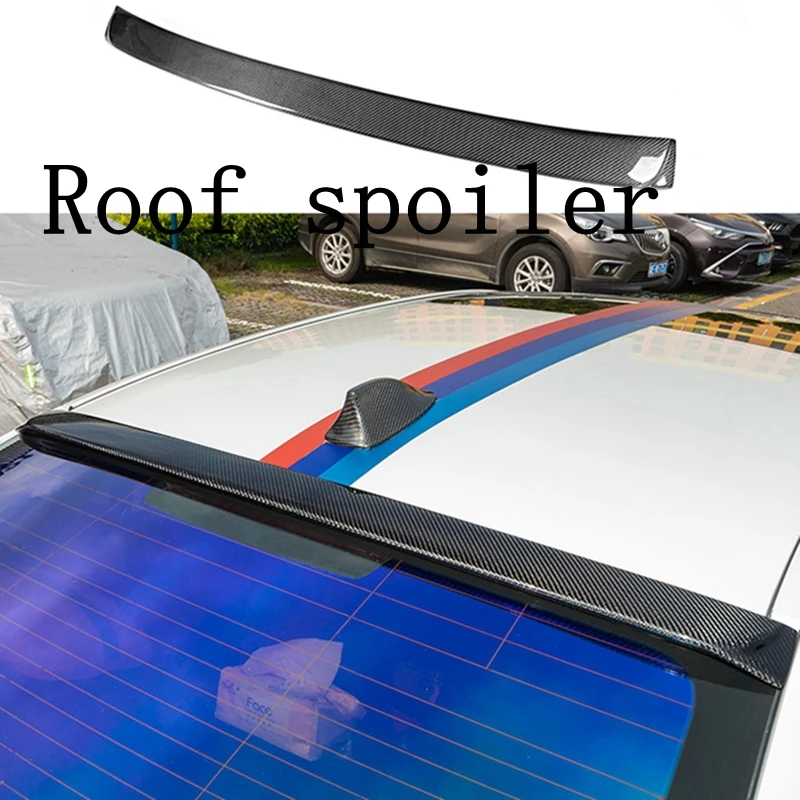 

FOR BMW 5 Series F10 F18/F10 M5 Sedan Carbon fiber Forged carbon Roof Spoiler Trunk wing 2009-2017