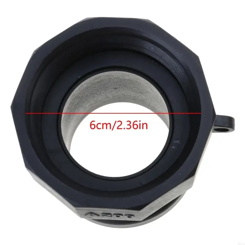 D0JA 2 "Grobgewinde x 2" Lock IBC-Tank-Adapter Wasser für Tankarmaturen für Valv