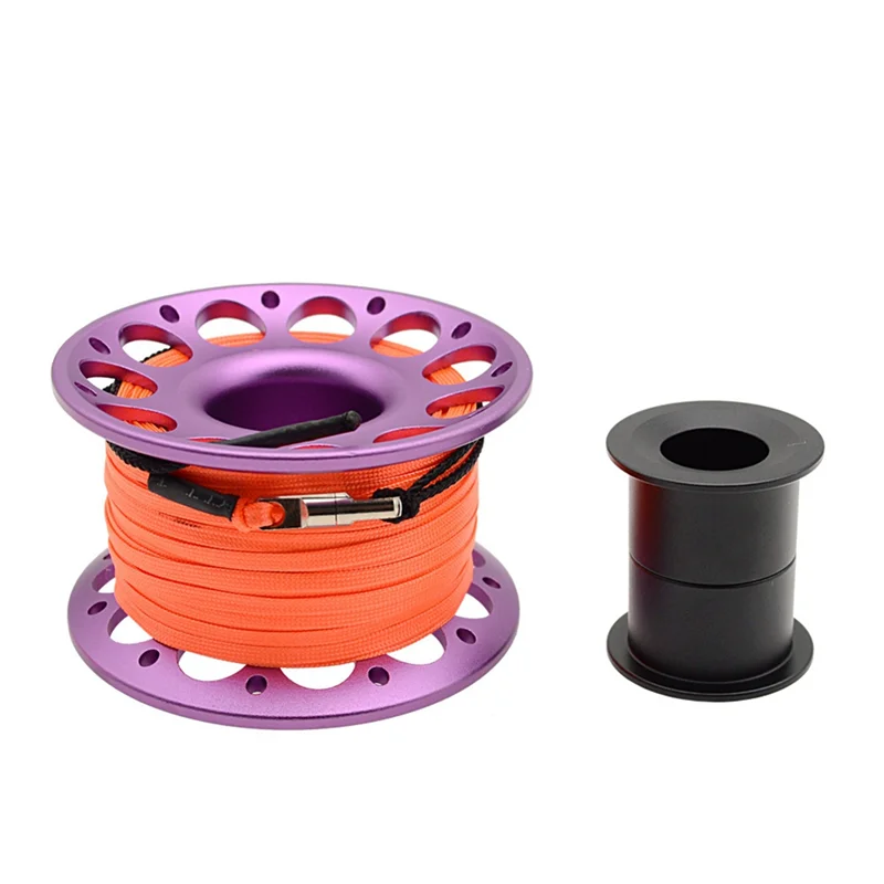 AU13-محور عمود مركزي لبكرة الغوص، تصميم بكرة آمنة، مثالي لعشاق تحت الماء