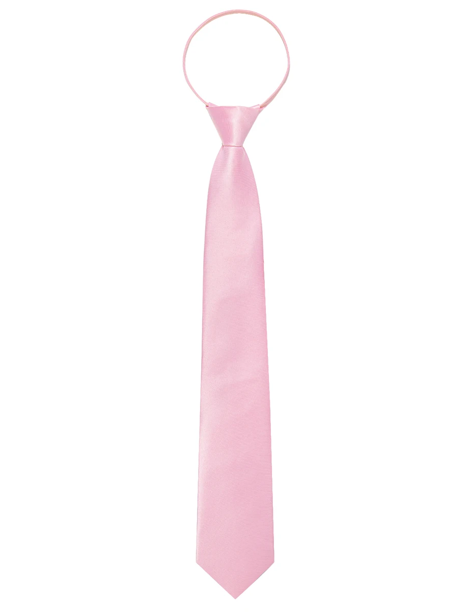 Corbata rosa palo para hombre, corbata de seda de lujo, color rosa sólido, bolsillo cuadrado, diseño clásico con cremallera, regalo de boda y oficina