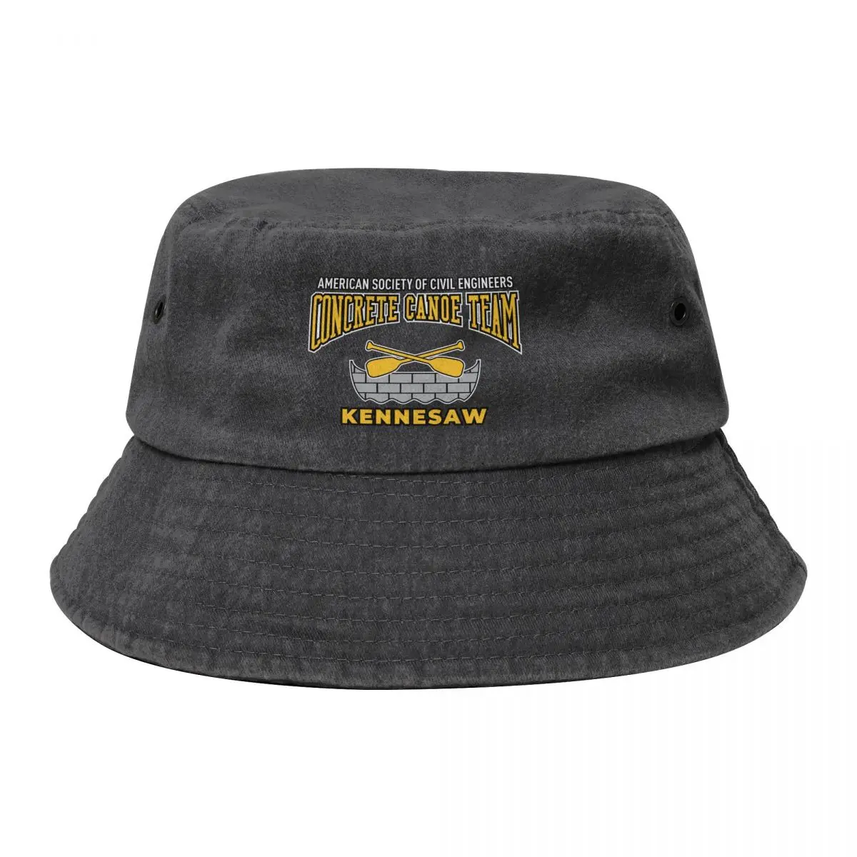 

Concrete Canoe Team Bucket Hat Cosplay party Hat Bobble Hat tea Women's Beach Visor Men's