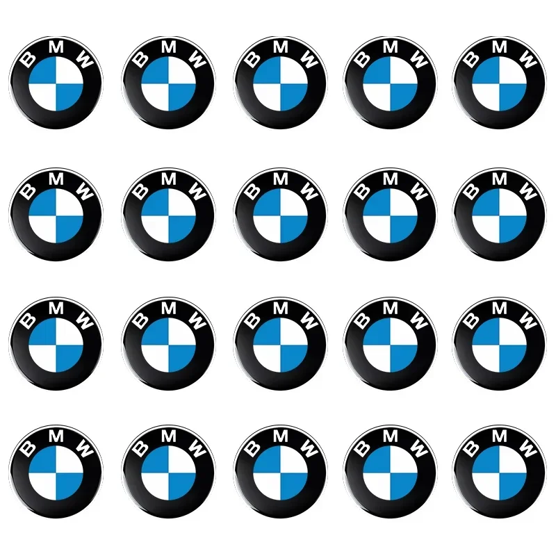 2025 11/14 مللي متر سيارة مفتاح بعيد فوب شعار شارة راديو زر ملصق لسيارات BMW E60 E46 E39 E38 E90 E36 F30 E30 E31 E34 F10 F20 E87