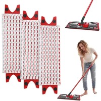 Replacement Microfiber Flat Floor Mop Pads Washable Reusable Cover For Vileda UltraMax/O-Cedar Spinning Mop Cloth Accessories