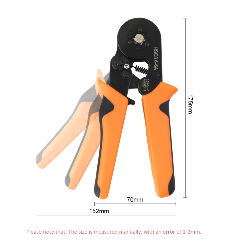 Ferrule Crimping Tool Kit - Sopoby Ferrule Crimper Plier 0.08-16mm2 /700pcs Wire Ferrules Crimp Wire Ends Terminal