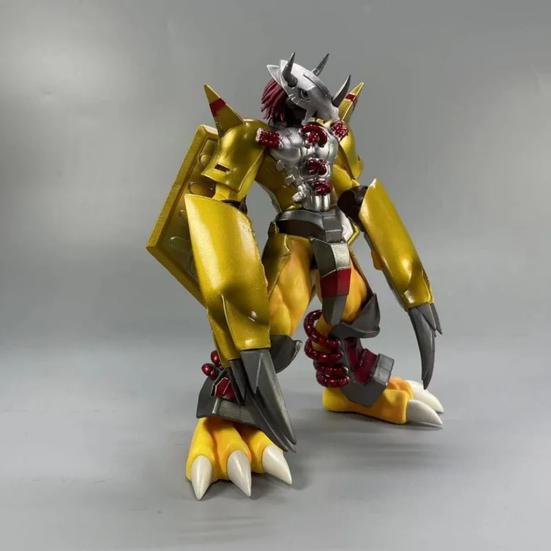 

Exquisite Digital Monster 1 Black War Greymon handmade model.High-quality PVC material.Desktop decoration.Collection model