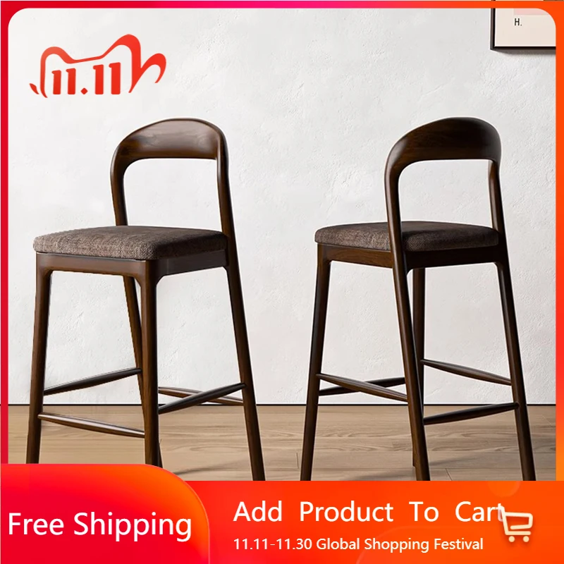 

Minimalist Aesthetic Bar Chairs Modern Restaurant Comfortable Design Accent Bar Chairs Designer Balcony Sillas Trendy Furniture