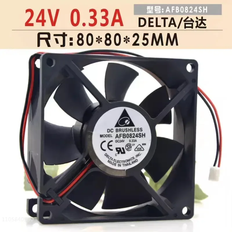 for Delta 8025 24V 0.33A 8cm Original Imported Cooling Fan Low Price