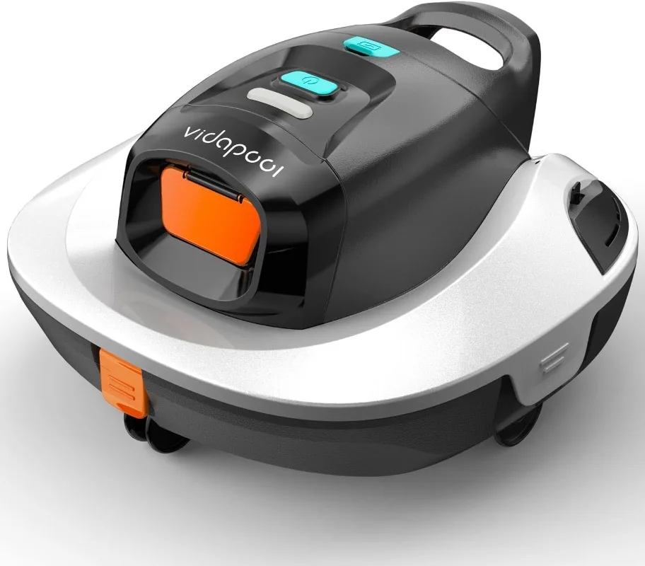 

Orca Cordless Robotic Pool Vacuum Cleaner,Portable Auto Swimming Pool Cleaning with LED Indicator, up to 861 Sq.Ft Lasts 90 Mins