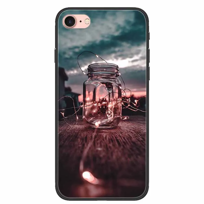 آيفون SE 2020 حافظة المشهد السيليكون بولي TPU لينة غطاء الهاتف آيفون SE 2016 2022 الوفير حالات آيفون SE 5 5s الغلاف الخلفي