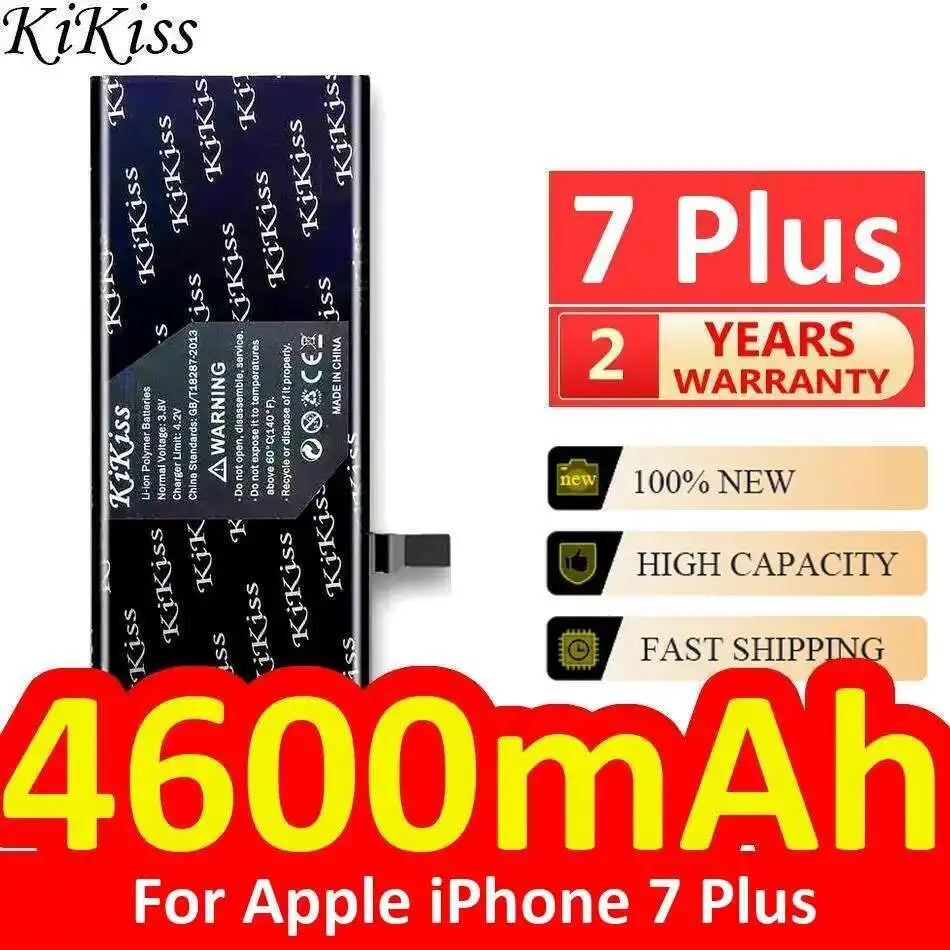 

Mobile Phone Battery 4600Mah For Apple Iphone 7 Plus Durable