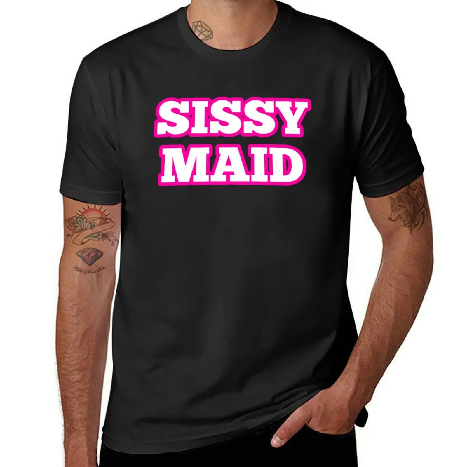 

Sissy Maid T-Shirt football t shirt designer shirts street wear plus sizes t shirts men