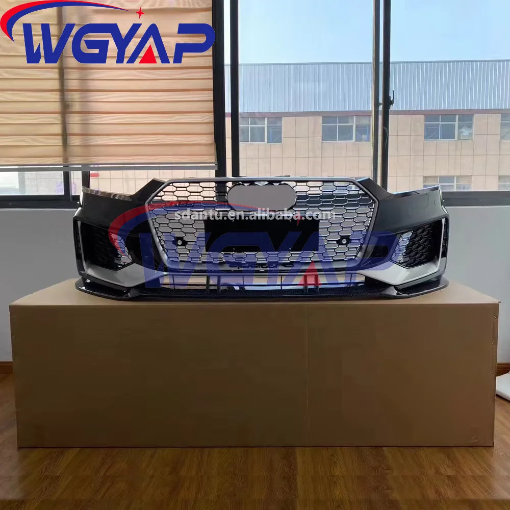 WGYAP RS5 Frontstoßstangengrill Hochwertiges PP-Material Bodykits Audi A5 S5 B9 RS5 Einfacher Austausch 2017 2018 2019 Audi S5