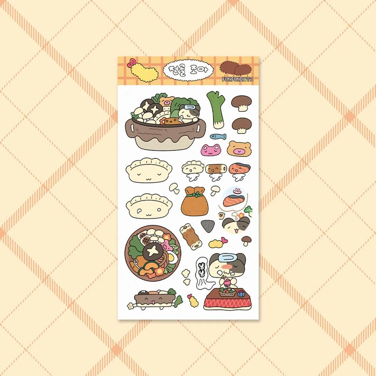 Sushi bento ins korean cute girl sticker food sticker diy handbook material