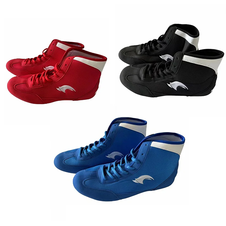 

Мужская, женская, детская боксерская обувь, дышащая борцовская обувь с резиновой подошвой, женская борцовская обувь, костюм для борьбы
