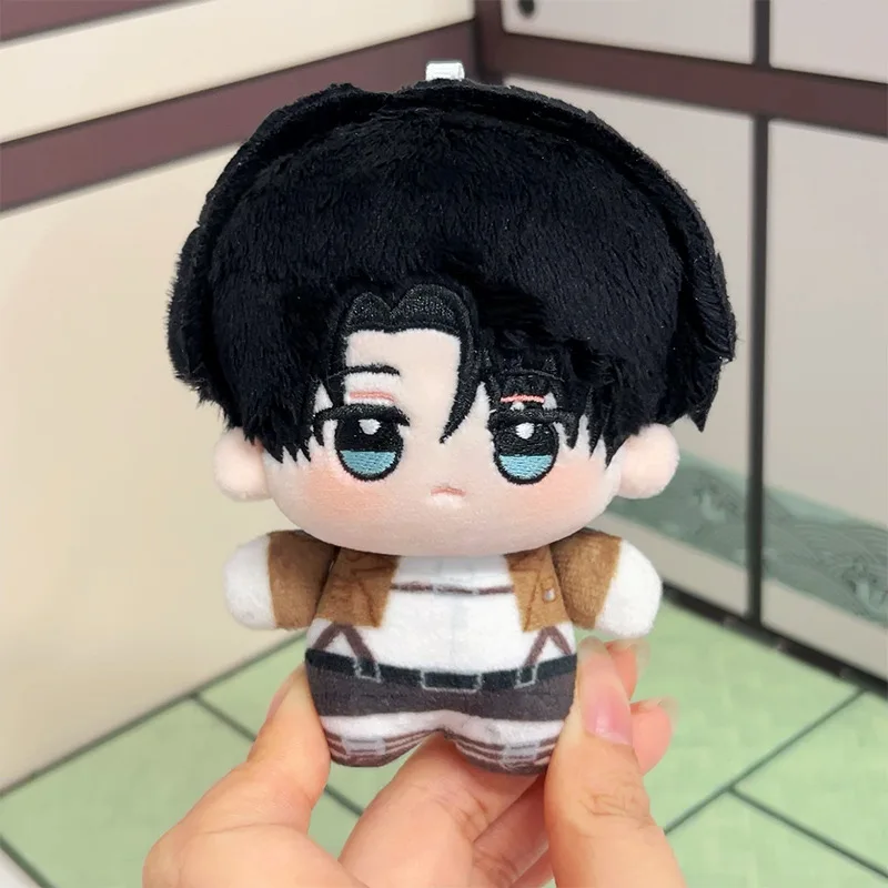 อะนิเมะโจมตีบน Titan Levi Ackerman คอสเพลย์การ์ตูน 10 ซม.ผ้าฝ้าย Maumet ปลาดาว Body Puppet จี้กระเป๋า Charm พวงกุญแจ