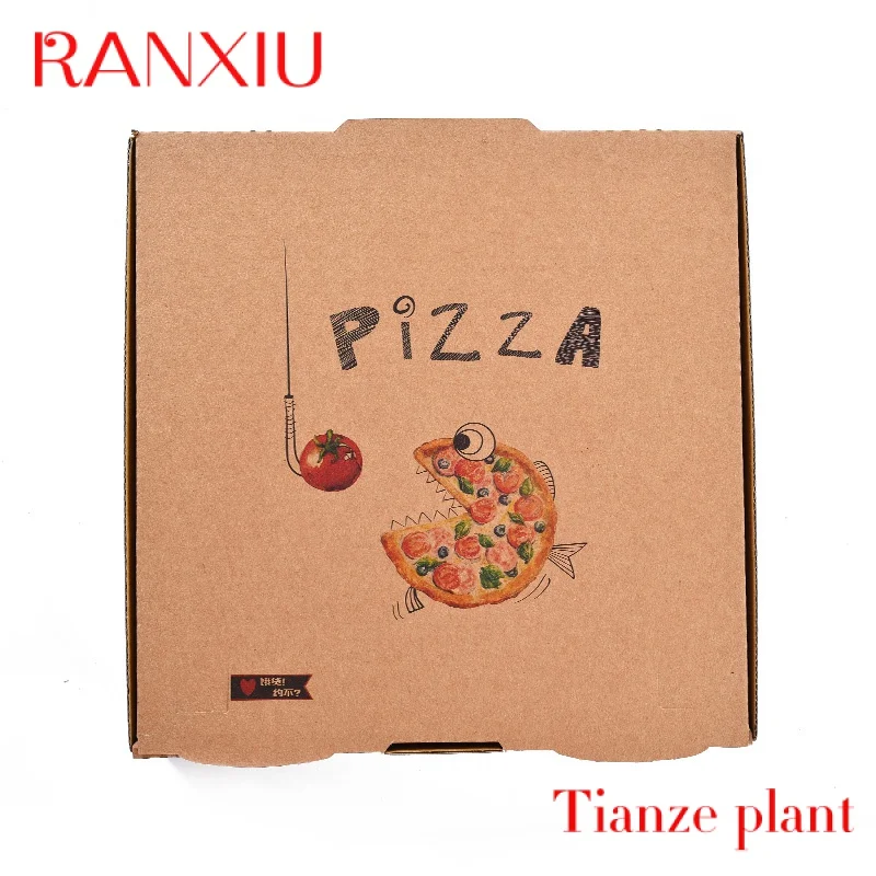 Custom Water Proof Pizza Packing Box High Quality Pizza Box Printing Custom Pizza Box Design