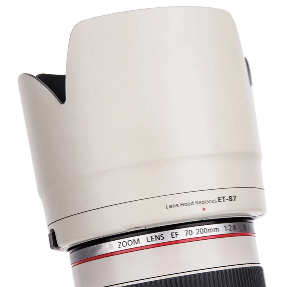 كاميرا عدسة هود ظلة قناع أبيض أسود ضوء درع غطاء غطاء لكانون EF 70-200 مللي متر f/2.8L IS USM III II العدسات ET-87
