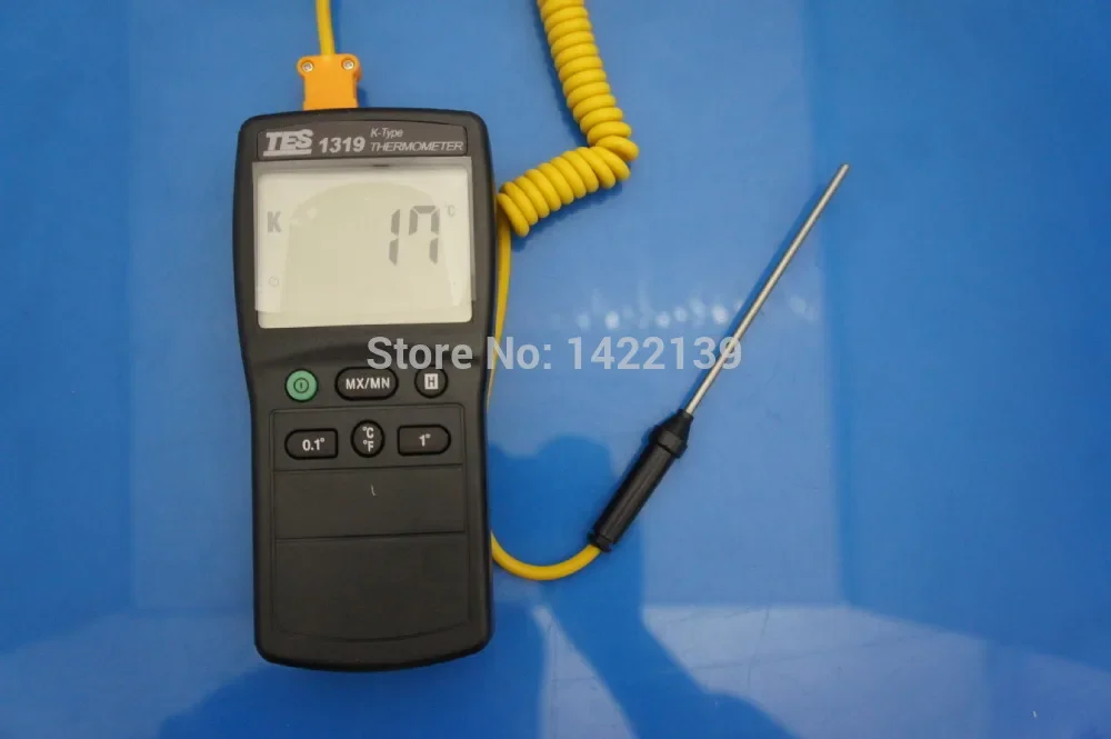 New TSE TES1319 TES-1319 K-type Thermometer -50~1350 C