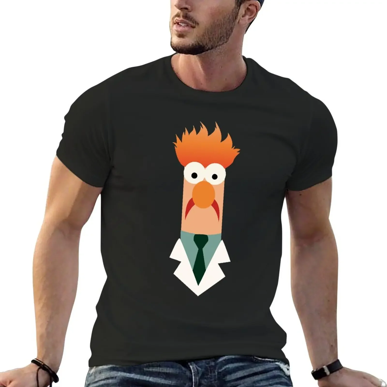 New Beaker T-Shirt cotton graphic tees oversized summer top Men's t-shirt