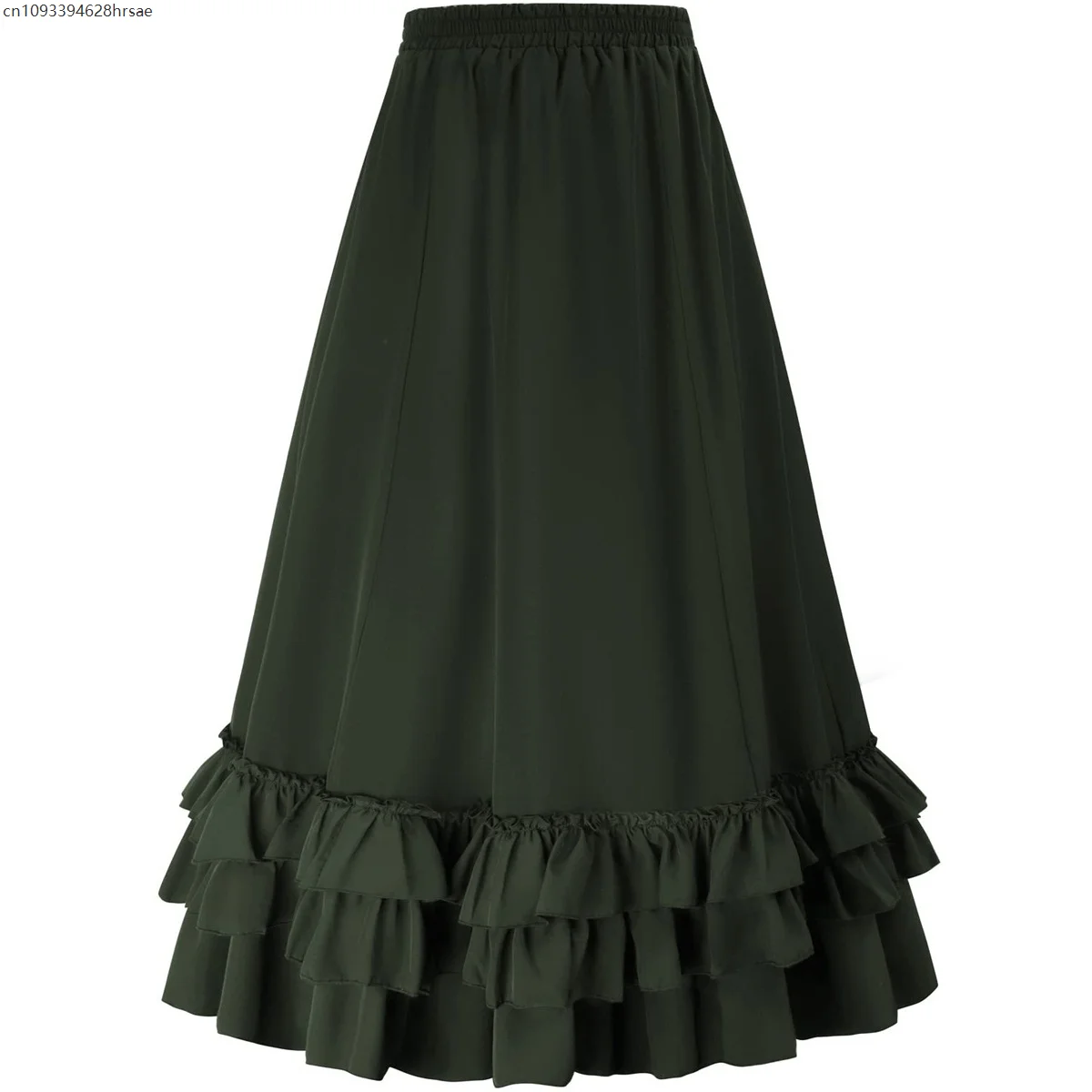 

Women Steampunk Cake Skirt Rock Gothic with Cinched Tie Vintage Victorian Party Female Pleats Casual New Fashion Festive Clothes